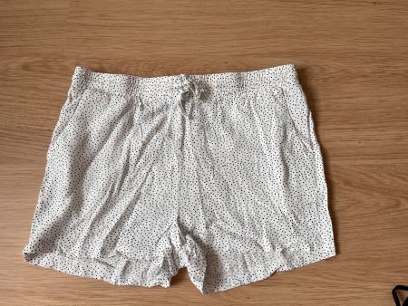 Kurze Hose ICHI gepunktet weiss Grösse M guter Zustand