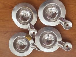 4 Stk. Schwabenland Tee Sieb, Vintage sammeln kein Edelmetal