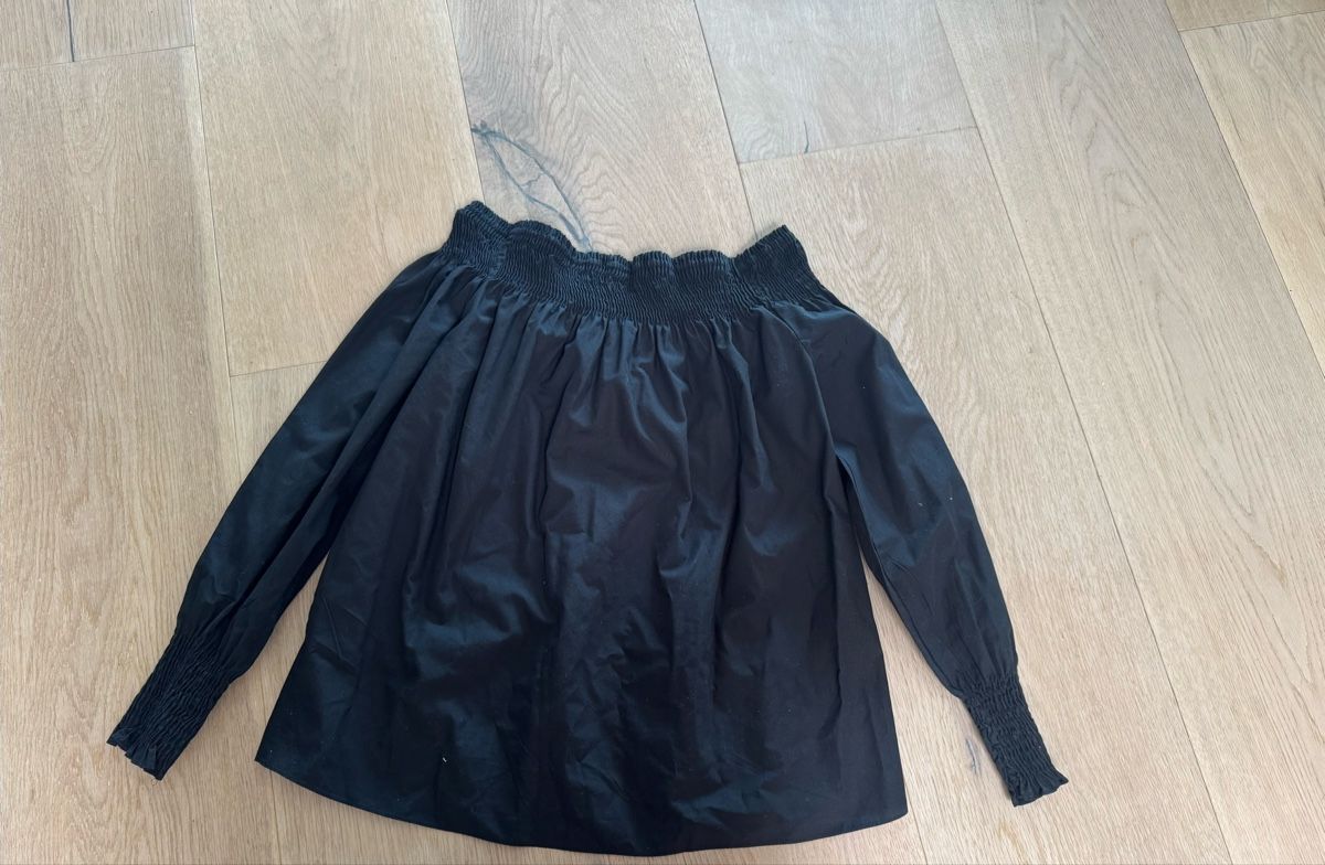 Zara Camicette: Schickes Zara Basic Oberteil, Offshoulder, Gr. M, Schwarz – Usato da Winkel venduto da Schorley 1