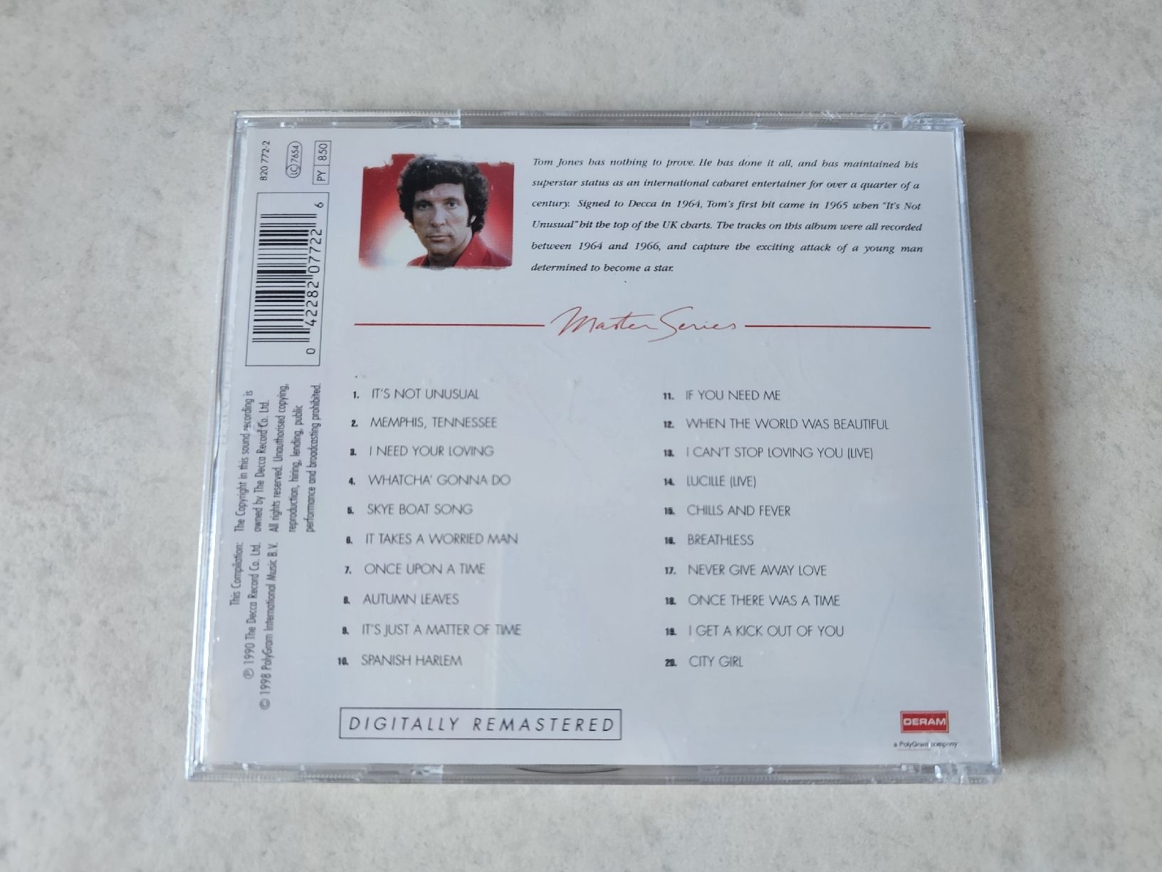 CD: Tom Jones  -  Master Series – Nuovo e nell'imballaggio originale da Schneisingen venduto da backstore24 1