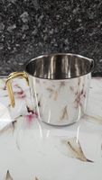 Pfanne Edelstahl mit Goldgriff Pfanne 1.75Lt