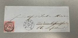 1869 Top Kleinbrief Bayern Wilh. Geigy & Co, Steinen