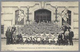 GENÈVE, EAUX-VIVES SECTION GYMNASTIQUE 1910, *
