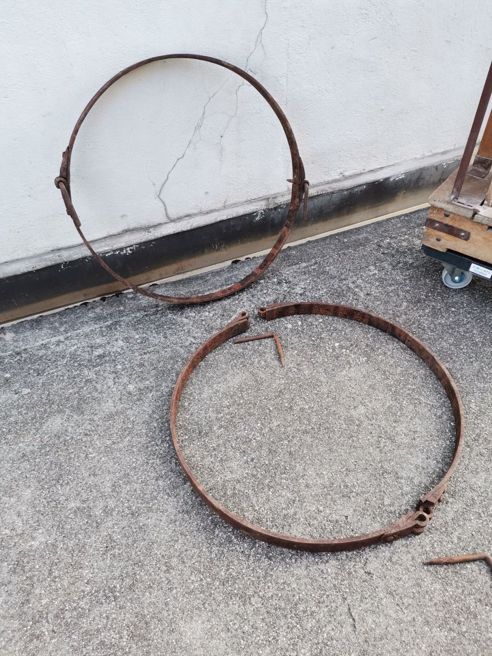 Ringe: Eisenringe, Metallringe, Ringe, Geschmiedete Ringe, Ring, Ra – Gebraucht aus Wiedlisbach von Kreislaufmaterial 7
