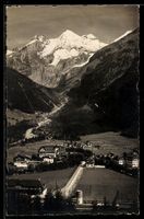 AK Kandersteg, Ortsansicht mit Blümlisalp