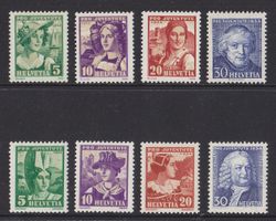 Pro Juventute  2 Sätze 1933+1934  ** Postfrisch ** ohne Falz