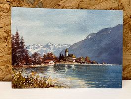 Aquarell / Ansicht von Brienz       (ID B5950)