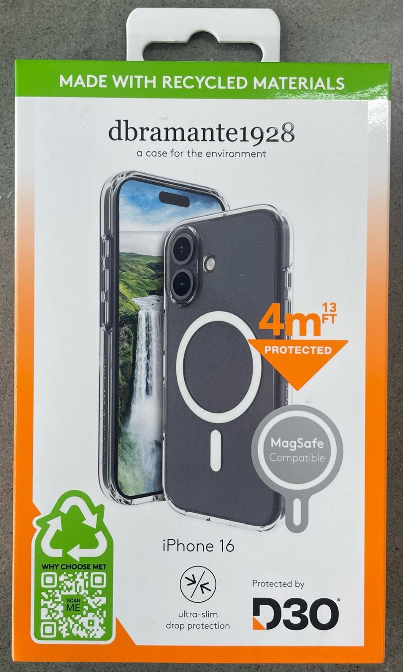 Apple Cover & Protezioni schermo: dbramante1928 Back Cover iPhone 16 Transparent – Nuovo e nell'imballaggio originale da Seewen SZ venduto da Timekeeper