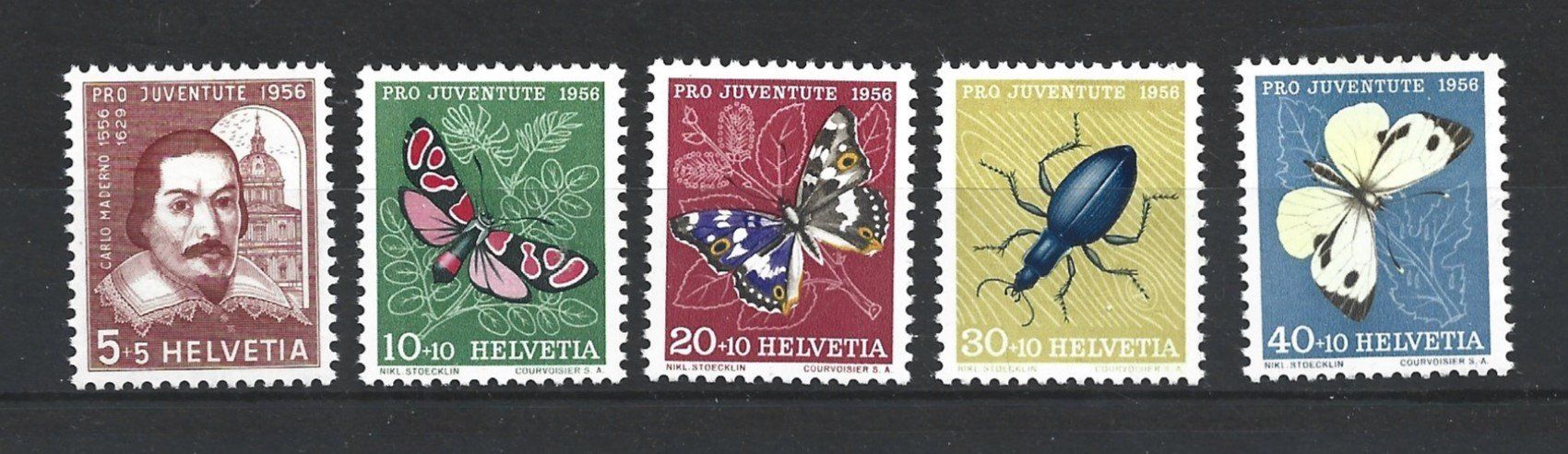 Tutti i francobolli: 1956 Pro Juventute – Nuovo (secondo la descrizione) da Trübbach venduto da Sammer51