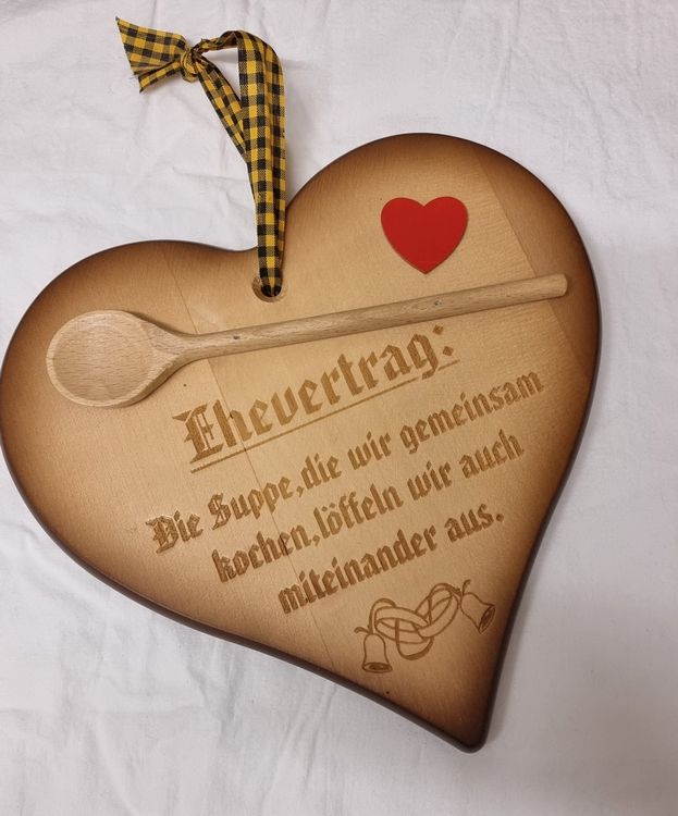 Herz Holz Sprüche Dekor Kaufen auf Ricardo
