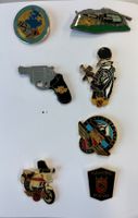 7 Polizeipins Kapo / Stapo / Enzian Pin