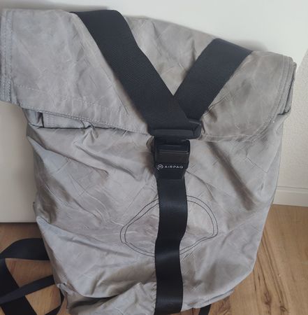 Airpaq Rucksack grau Modell Roll-Top 