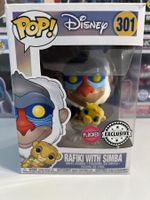 Funko POP! Disney Le Roi Lion - Rafiki with Simba Limitée