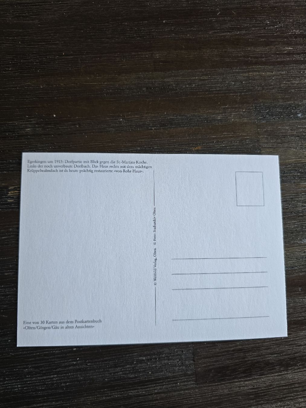 Cartoline postali: Historische Ansichtskarte Egerkingen - Seltenes  – Nuovo (secondo la descrizione) da Kestenholz venduto da _Nostalgia_ 4