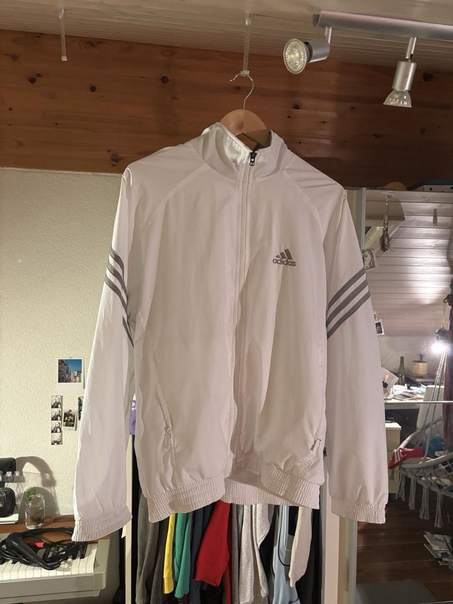 Adidas Jacken: Veste adidas blanche taille L – Gebraucht aus Avry-devant-Pont von Odilee 1