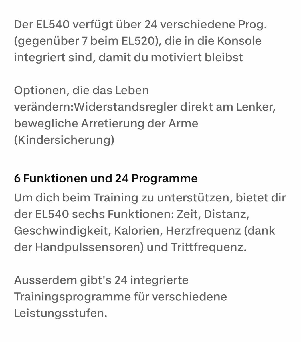 Decathlon Hometrainer: DOMYOS Crosstrainer EL 540 – Nuovo (secondo la descrizione) da Chur venduto da Alex2102 3