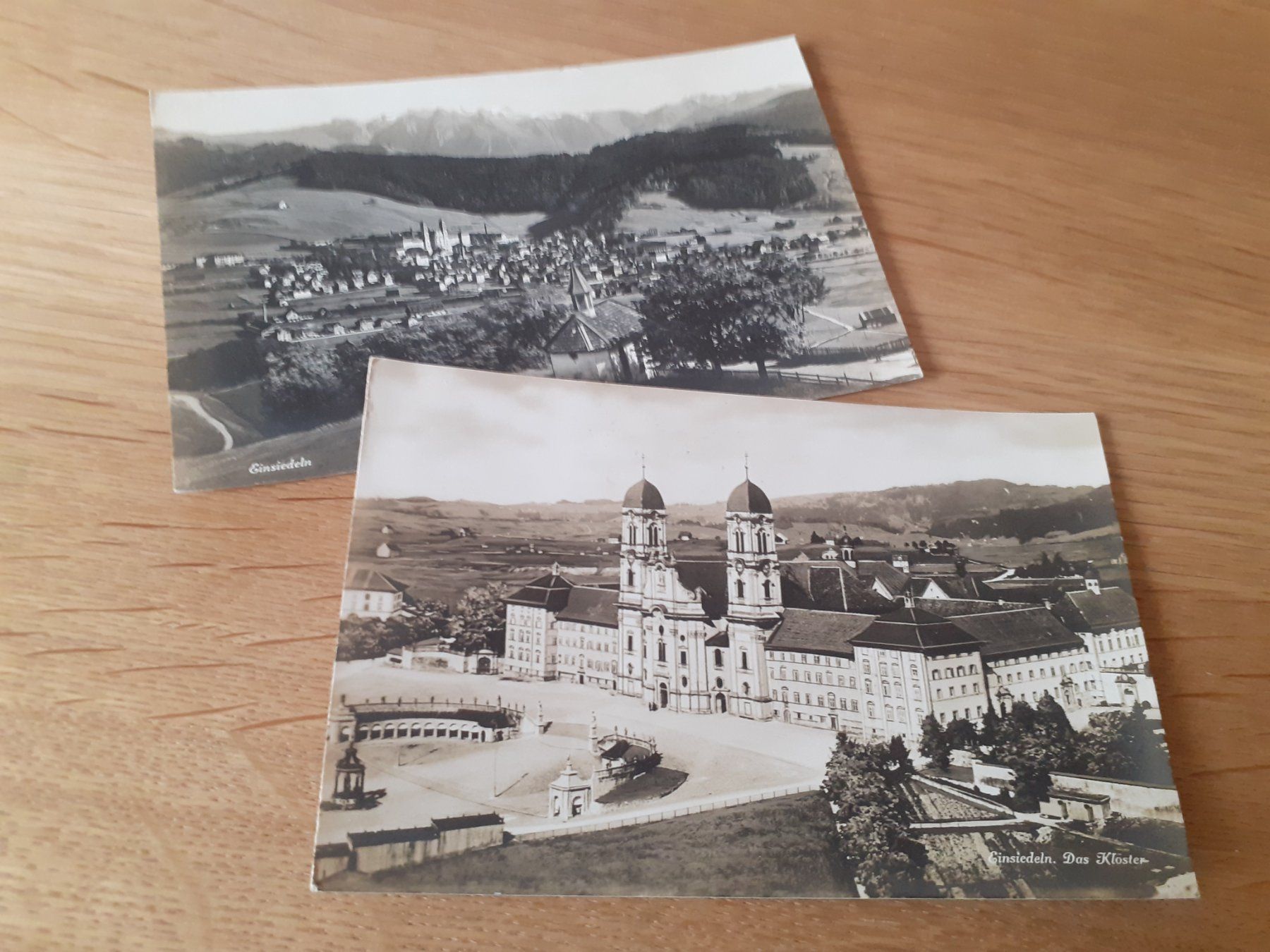 Cartoline postali: EINSIEDELN - 1925 / KLOSTER - 1926 – Usato da Winterthur venduto da Ornyx7