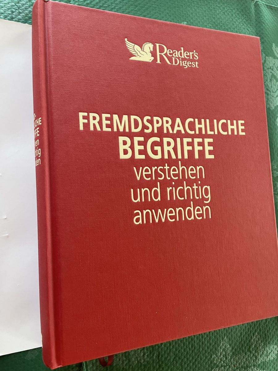 Libri: Fremdwörterbuch Reader's Digest (wie neu) – Usato da Wyssachen venduto da Hahe89 1