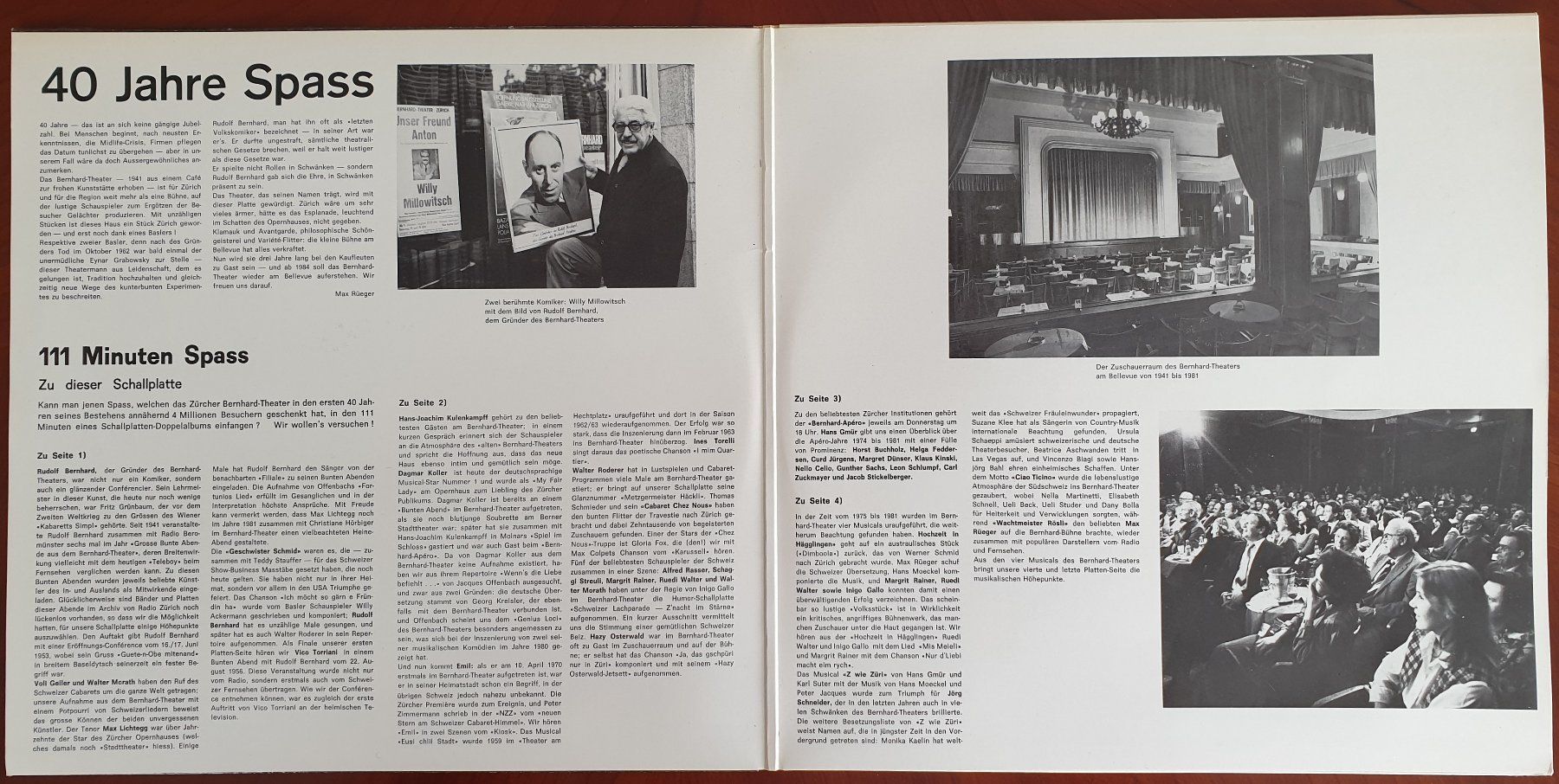 Dischi in vinile: Humorklassiker im Doppelpack K.Valentin & Bernhard 2LP Vinyl – Usato da Schindellegi venduto da Peter8834 5