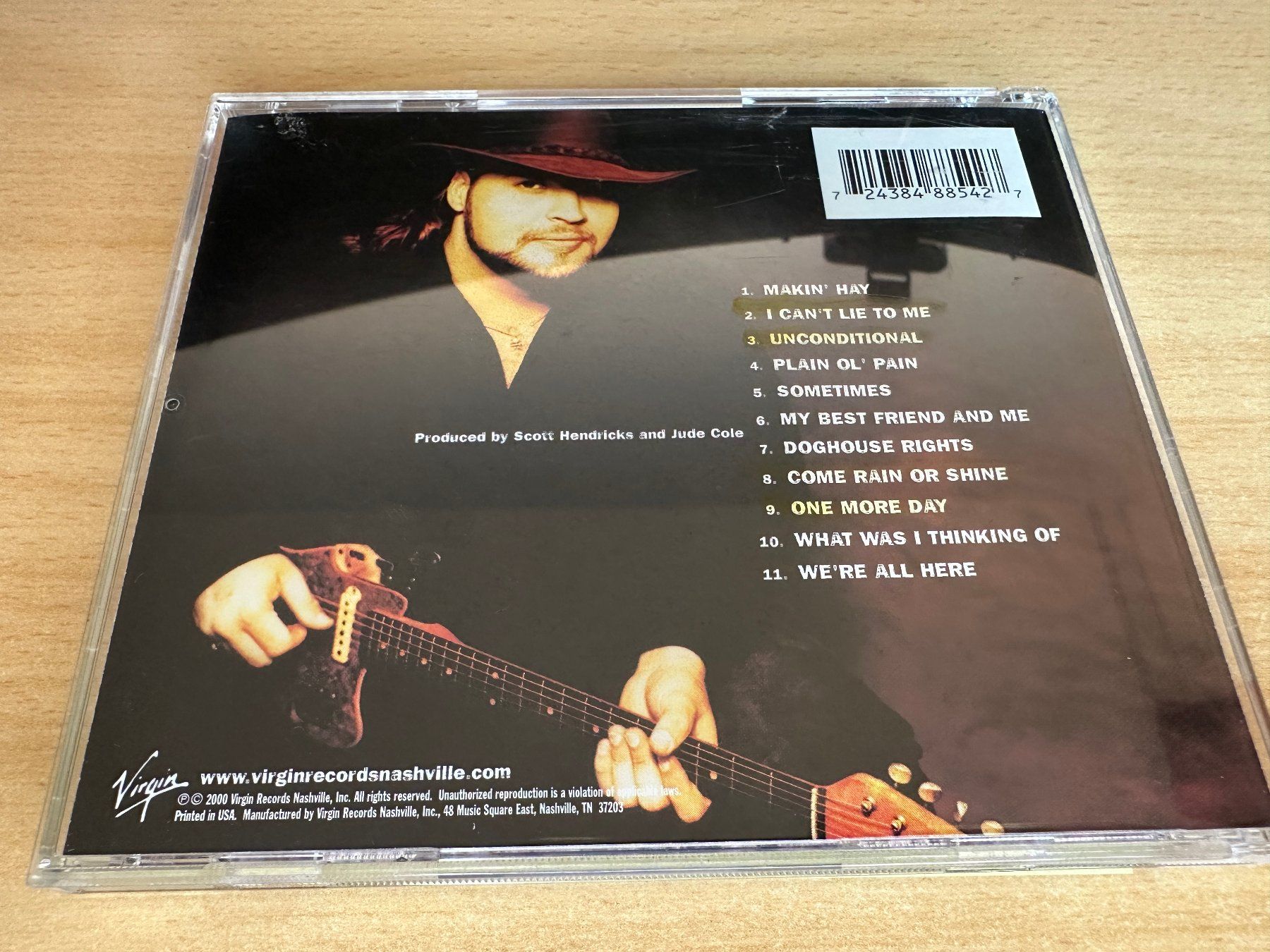 CD: Clay Davidson – Unconditional – Usato da Rikon im Tösstal venduto da Alpenmutz 1