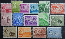 Mauritius British Kat. 243-257 * 1953 Kat. 40 Euro