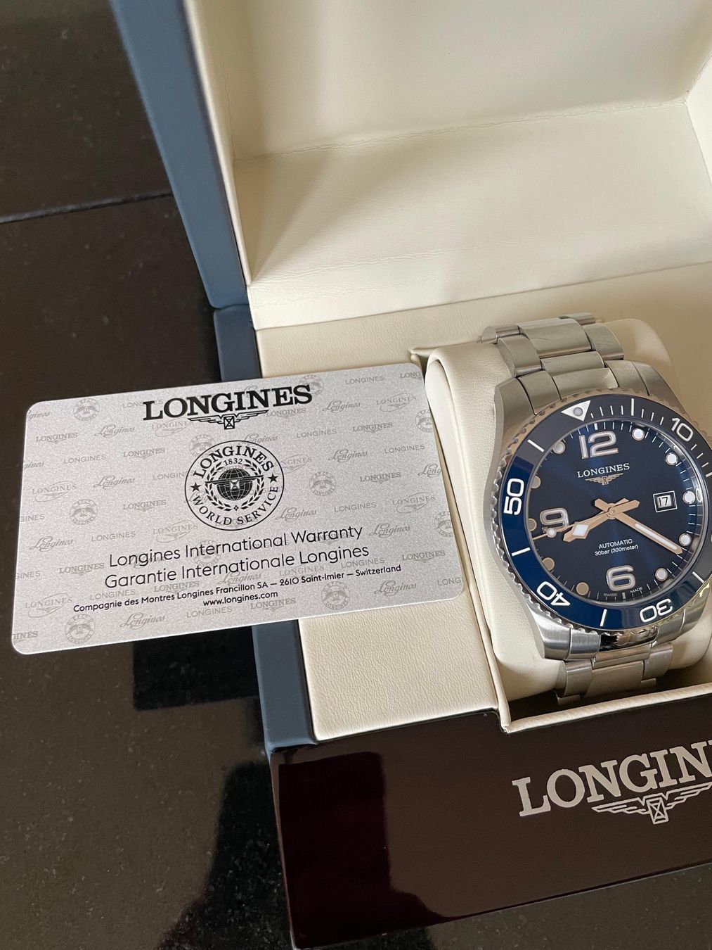 Longines Orologi: Longines Hydroconquest Automatic Blue 43 – Usato da Ittigen venduto da Luky37 4