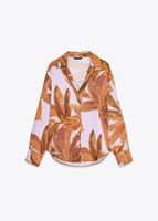Elegant Vibes Printed Blouse - Size M - Zara - Silky Feel