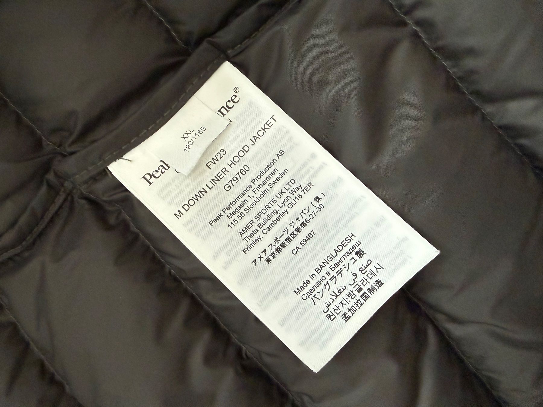 Peak Performance Giacche: Peak Performance Down Liner Hood Jacket, Gr. XXL, neu – Nuovo (secondo la descrizione) da Mönchaltorf venduto da lunitsch 5
