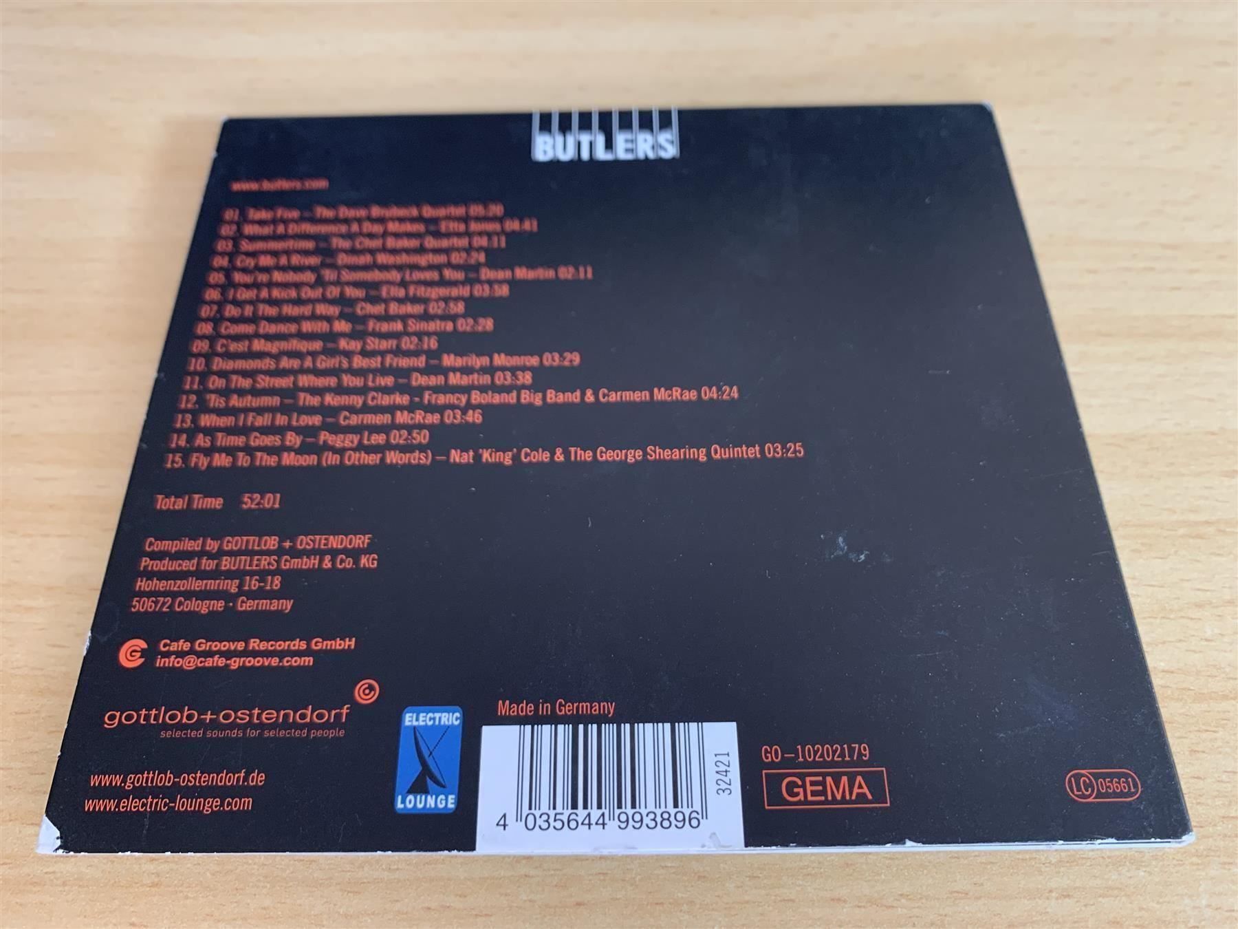CDs: Butlers Jazz Tunes – Gebraucht aus Rikon im Tösstal von Alpenmutz 1