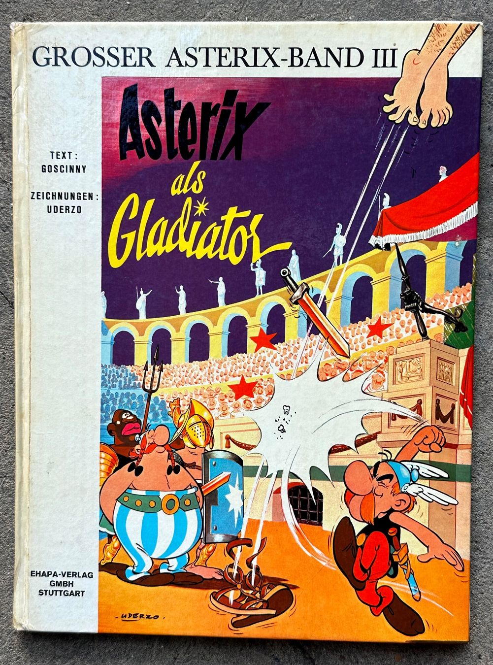 Fumetti: Asterix und Obelix, Asterix als Gladiator 1971 – Usato da Seltisberg venduto da quadartswiss