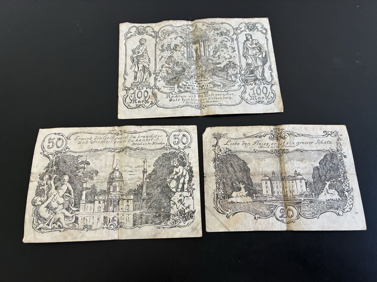 Banconote: 3 verschiedene notgeld  – Usato da Dällikon venduto da Woldbanknoten 2
