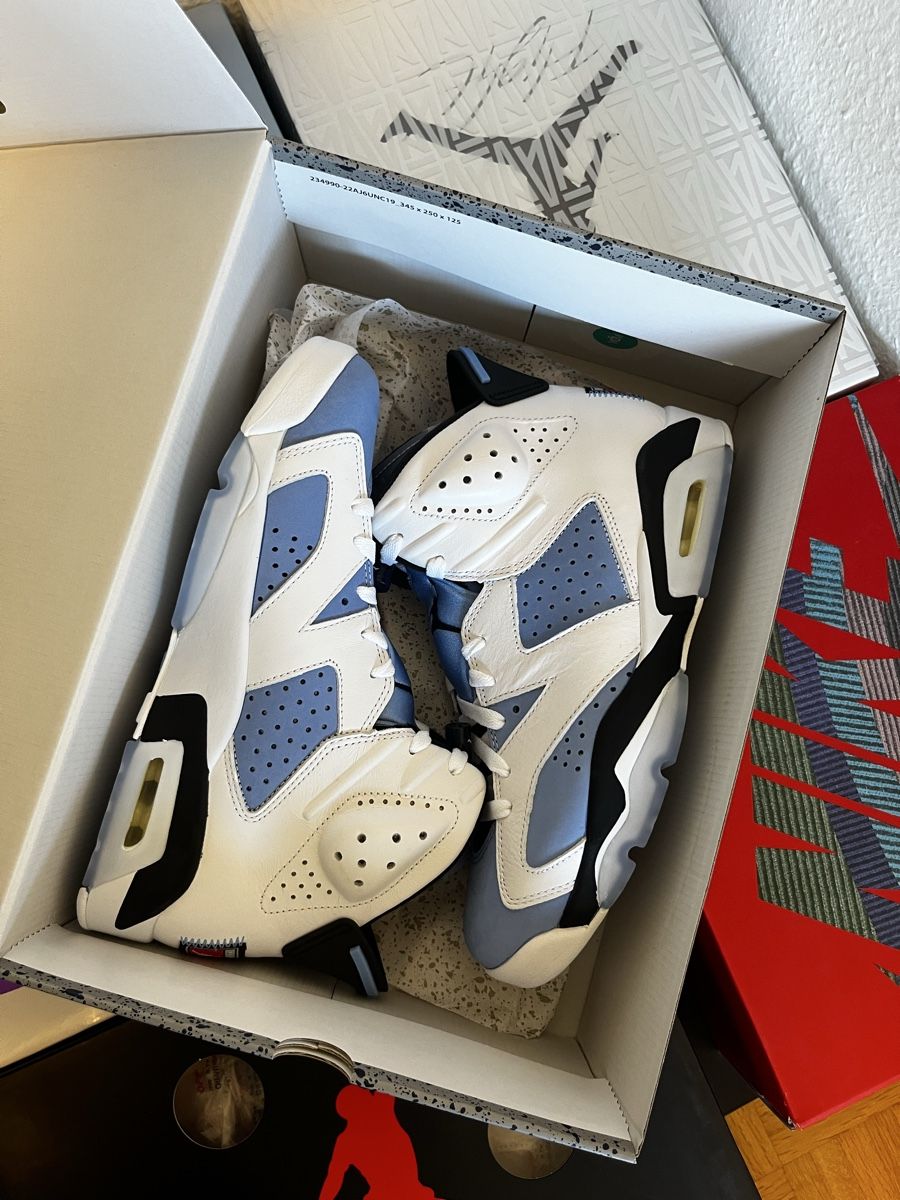 Jordan Scarpe da uomo: Air Jordan 6 UNC, Grösse 42 – Nuovo e nell'imballaggio originale da Liebefeld venduto da donetasy 1