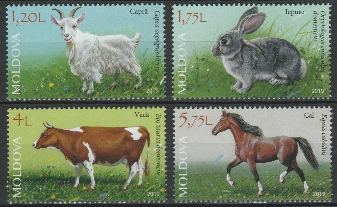 Alle Briefmarken: Moldawien 2019 Tiere postfrisch – Neu (gemäss Beschreibung) aus Lausanne von dsi_7l2q