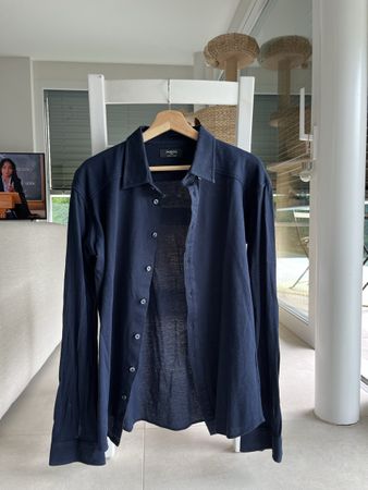 Chemise PORTS 1961 bleu marine 
