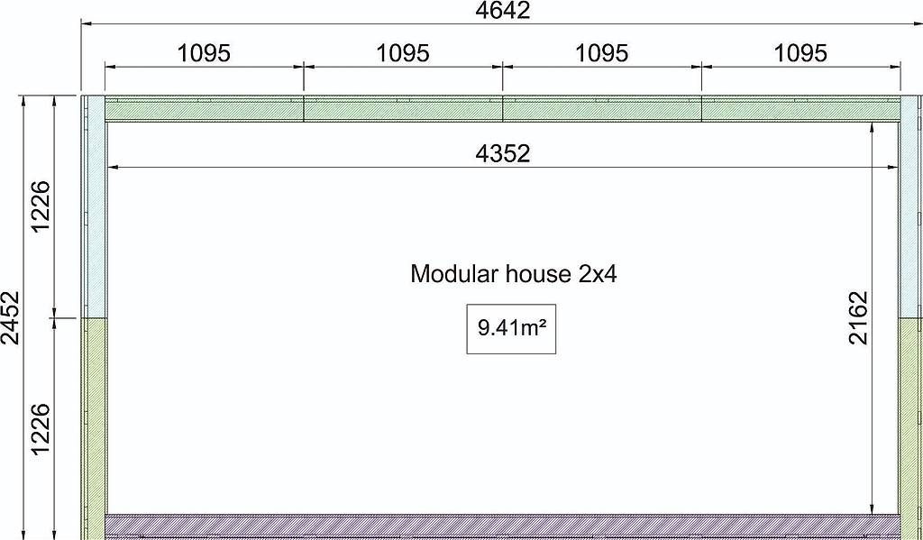 Casette da giardino & serre: Modulhaus 2 x 4 Meter / WPMH24 – Usato da St. Gallen venduto da Spa_at_Home911 7