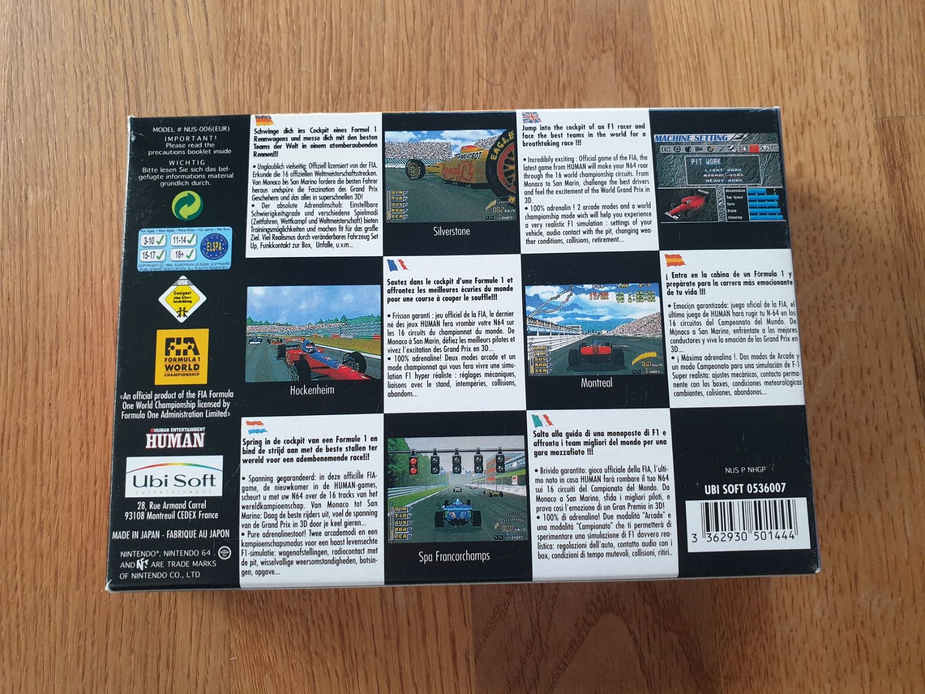 Giochi: F1 Pole Position 64 OVP / N64 - Nintendo 64 – Usato da Rain venduto da Laupia 3