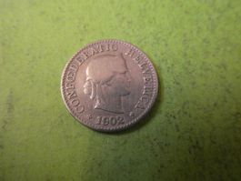 Schweiz 1902, 5 Rappen