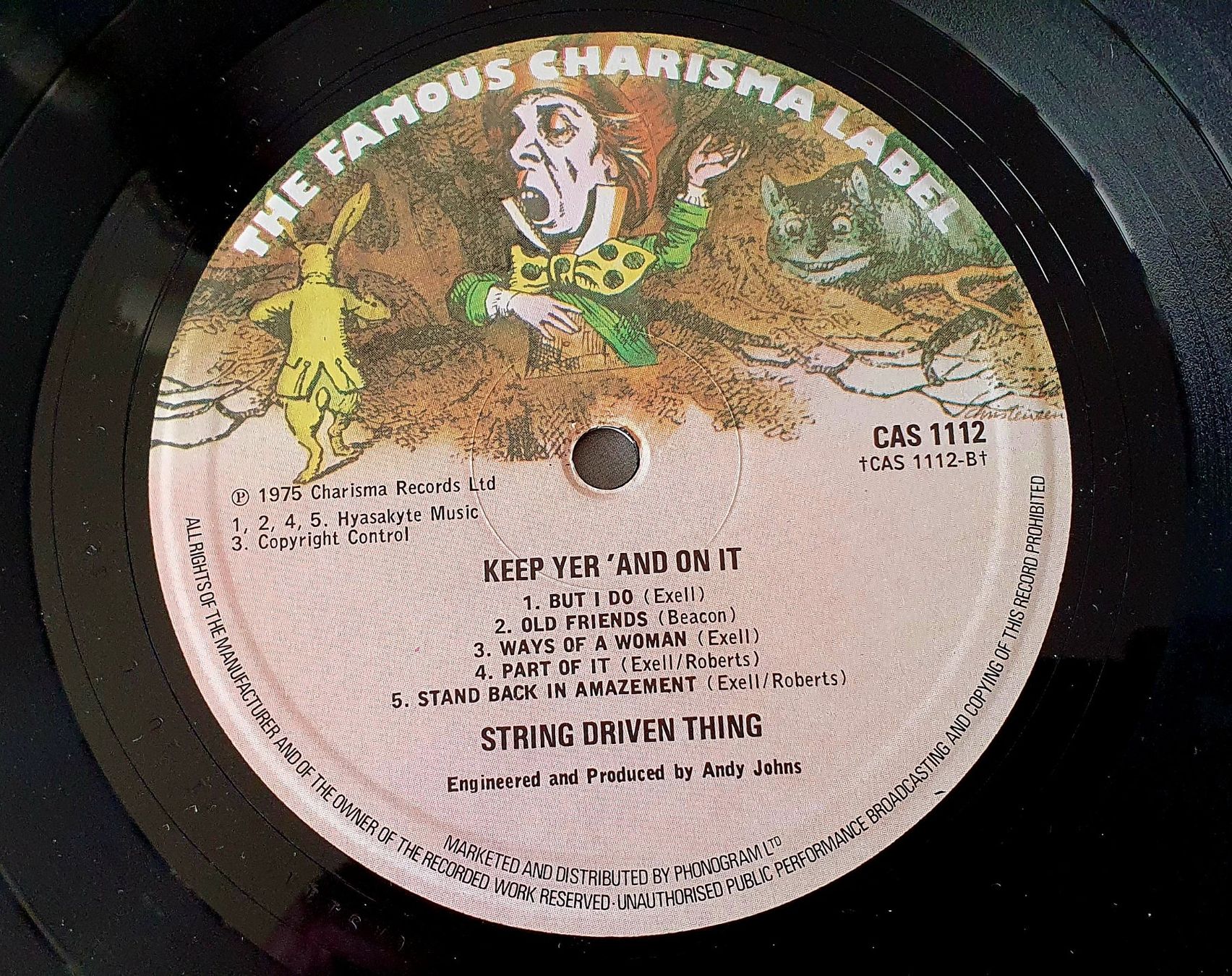 Schallplatten: STRING DRIVEN THING, Keep yer Hand on it, UK LP, MINT-! – Gebraucht aus Kreuzlingen von Cdschlumpf 2