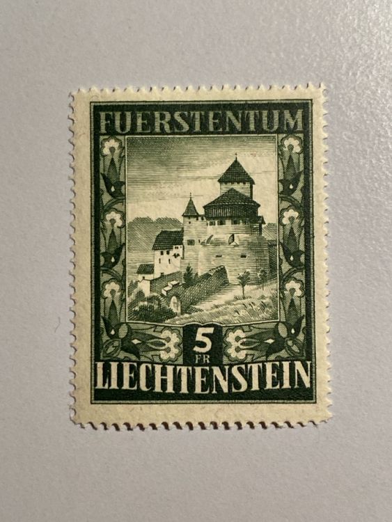 Tutti i francobolli: LIECHTENSTEIN 1952 Cpl XF MNH** – Usato da Rain venduto da Biznarova-Valuable