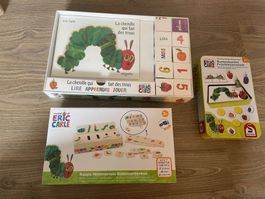 Eric Carle, La Chenille qui fait des trous jeux et livre