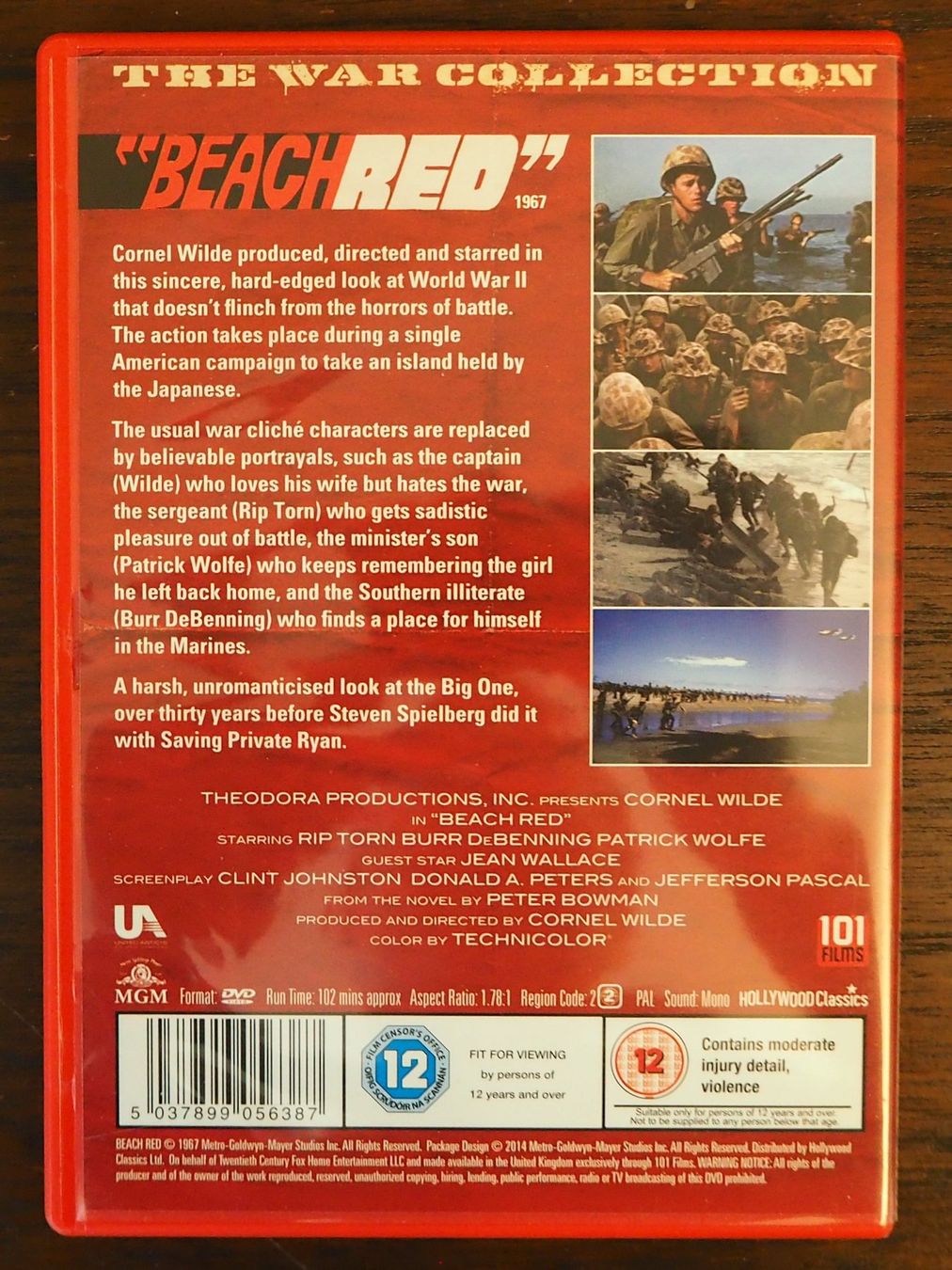 Tutti i DVDs: Beach Red / Cornel Wilde / UK-Import / englisch – Usato da Chur venduto da big_5zx8 1