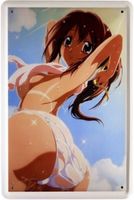 Blechschild - MANGA GIRL NR. 14