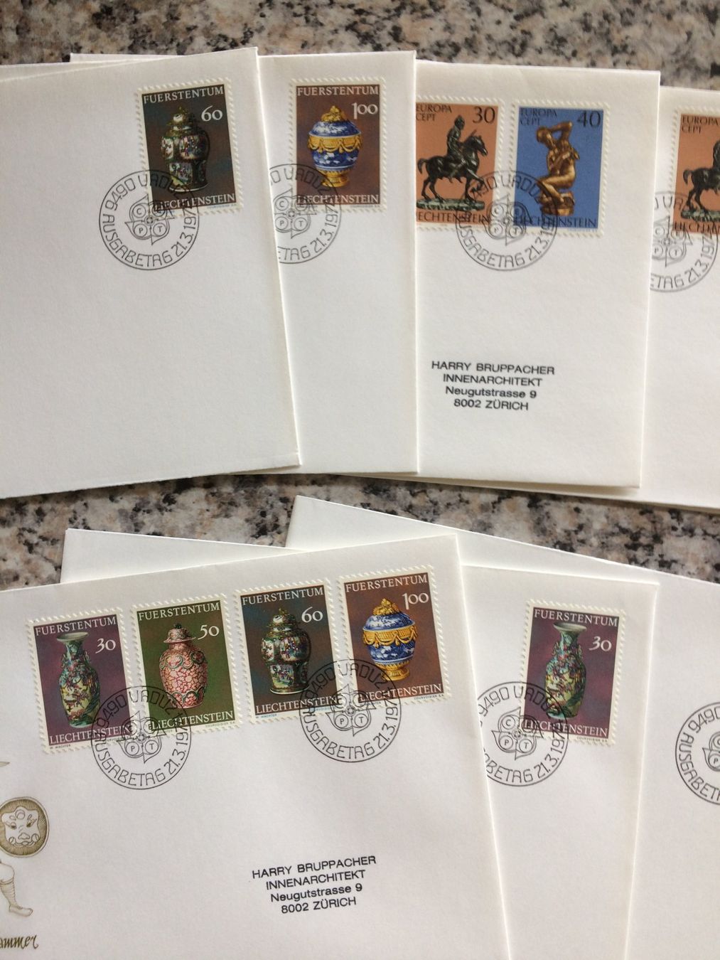 Tous les timbres: Ersttagscouverts – D'occasion à Kilchberg ZH par APZ4BWM2 5