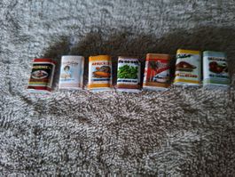 Herzige Lebensmittel-Pakete 7 Stück, fürs Puppenhaus