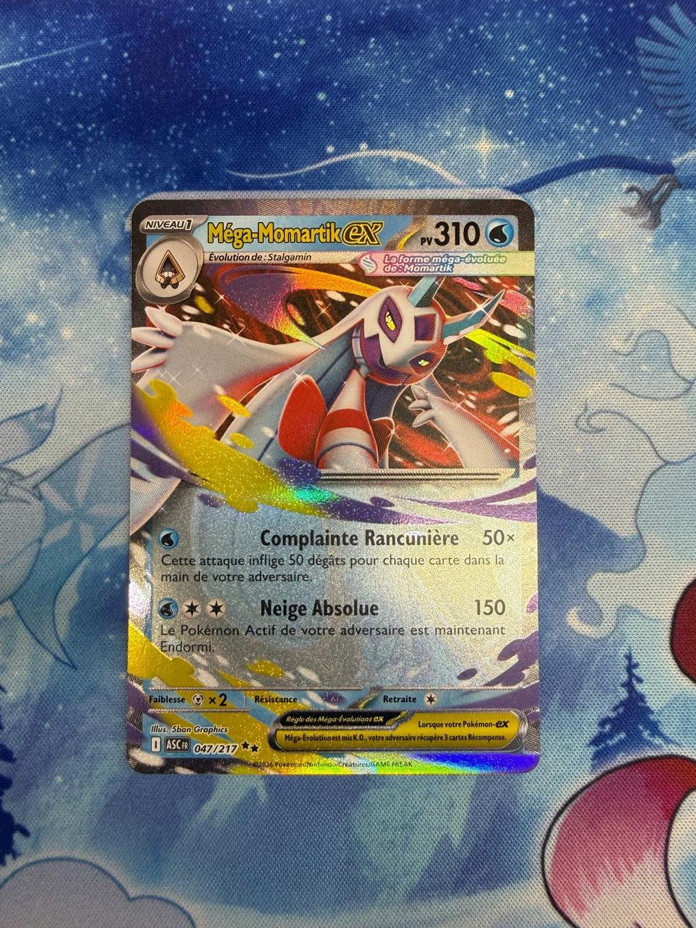 Pokémon Carte collezionabili: Méga-Momartik EX - ASC 047 FR – Nuovo (secondo la descrizione) da Courgenay venduto da ScamBoxOff