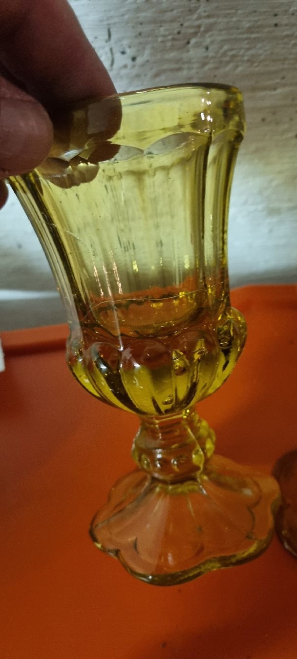 Bicchieri: 4 schöne Vintage Gläser, farbig – Usato da Basel venduto da Jcva 3