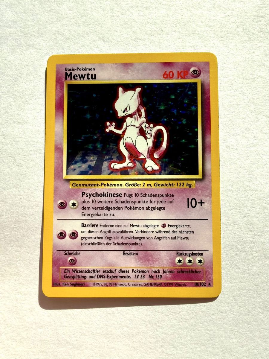 Pokémon Cartes à collectionner: Pokémon Mewtu / DE – D'occasion à Läufelfingen par Seraphim13