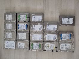 18x 3.5" HDD 0.25TB - 2TB