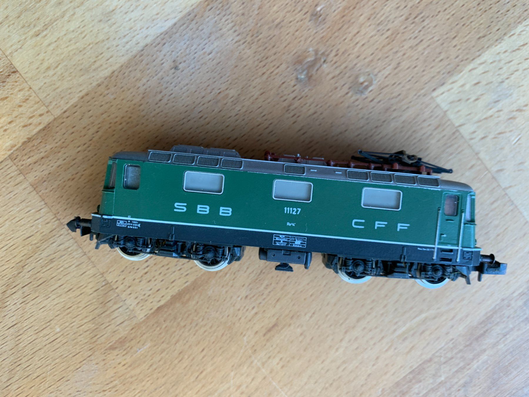 Trix Modellini di ferrovie: E-Lok Minitrix 11127 grün – Nuovo (secondo la descrizione) da Belp venduto da capowiga 2