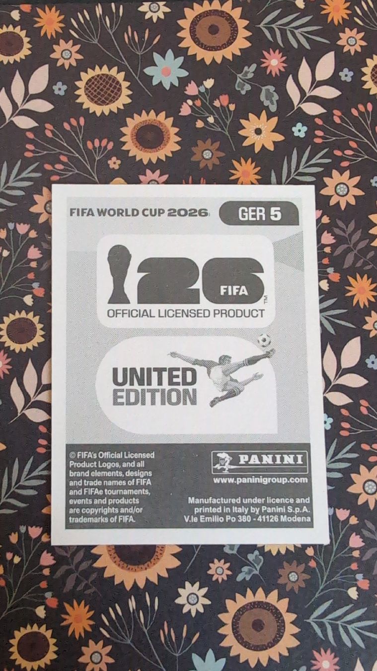 Panini Sammelbilder & Trading cards: GER 5 - PANINI - FIFA WM 2026 – Neu (gemäss Beschreibung) aus Bauma von tobiaskl 1